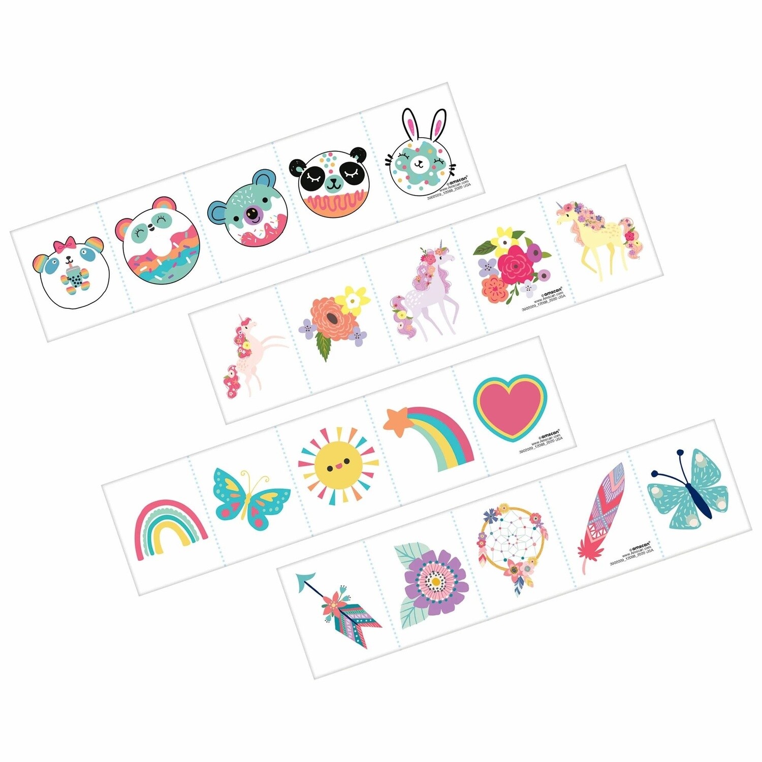 Favors - Tattoo Mega Value Pack Favor - Girl - 100PCS