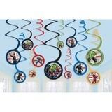 Swirl Decorations - Marvel Avengers - 12 pcs