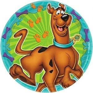 Plates -  Bev  - Scooby Doo - 7&quot; - 8pk