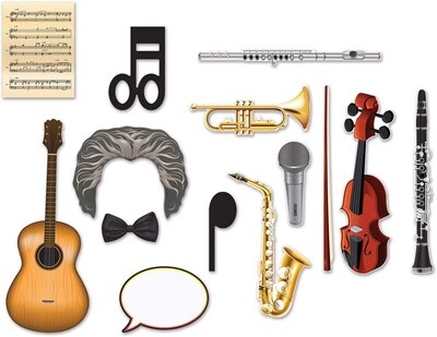 Photo Signs - Music - 14pcs