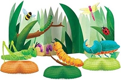 Centerpiece - Birthday Bugs - 4pcs