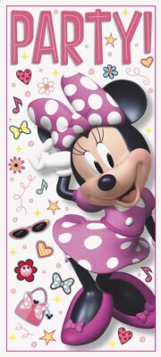 Door Poster-Minnie Mouse-1ct-2.25ft x 5ft