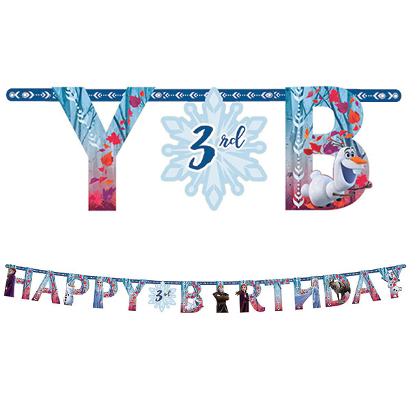 Jumbo Letter Banner Kit-Frozen II