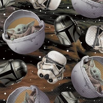 Napkins - LN - Star Wars/Mandalorian - 16 pk - 2ply