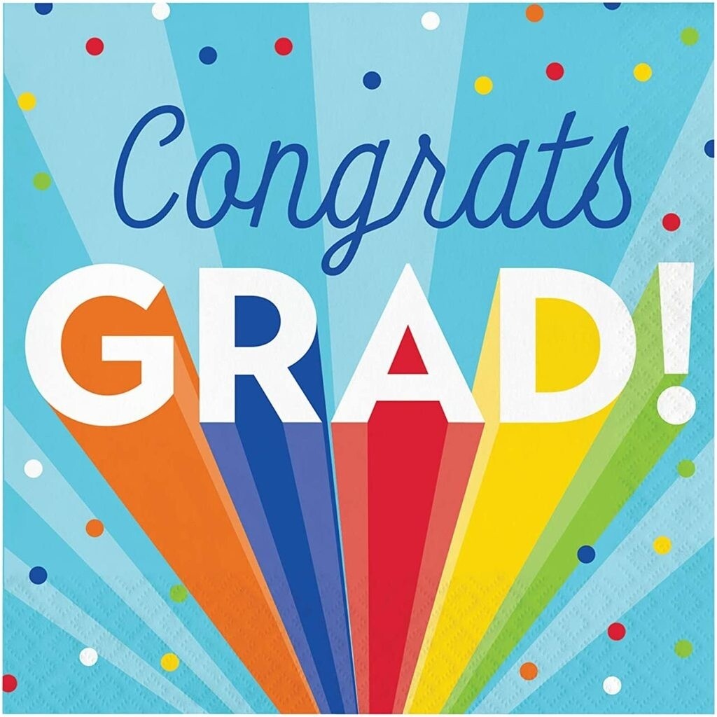 Napkins - LN - Rainbow Grad - 16pkg - 2ply