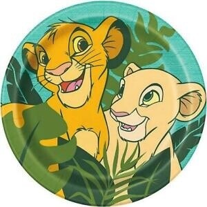 Luncheon Paper Plates-Lion King-8pk-8 5/8&quot;