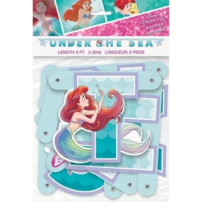 Little Mermaid - Under The Sea - Banner - 6ft