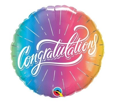 Foil Balloon - Congratulations - 18&quot;