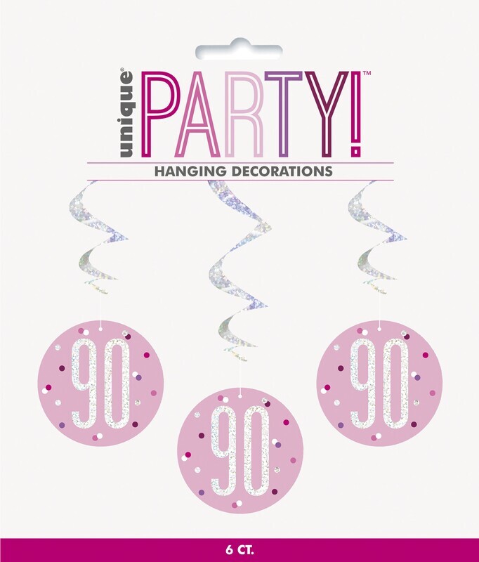 Hanging Decorations-90th Birthday