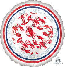 Foil Balloon - Seafood Fest - 18&quot;