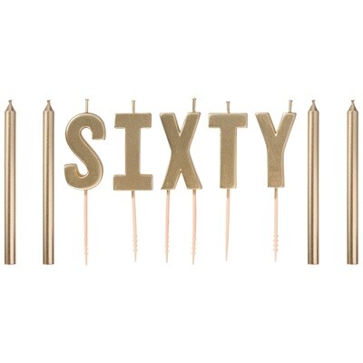Candles - Golden Age - 60th BDAY