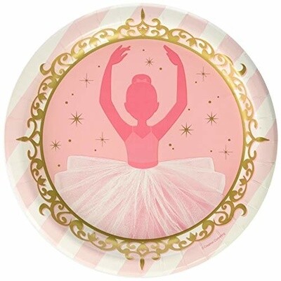 Plates - LN - Twinkle Toes - 9&quot; - 8pkg