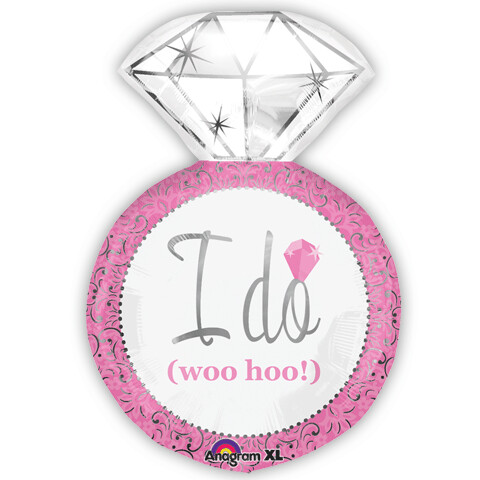 Foil Balloon - Supershape - I Do (Whoo hoo !)