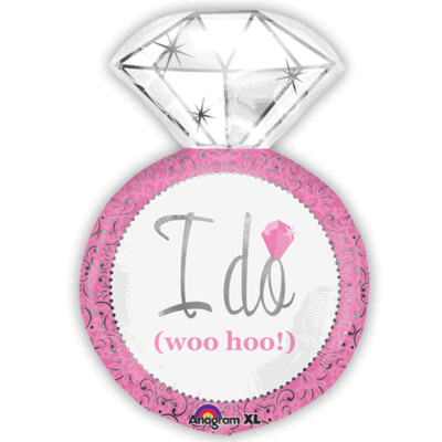 Foil Balloon - Supershape - I Do (Whoo hoo !)
