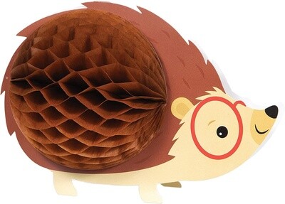 Centerpiece - Hedgehog Party - 9.25&quot; x 6.25 - 1pc