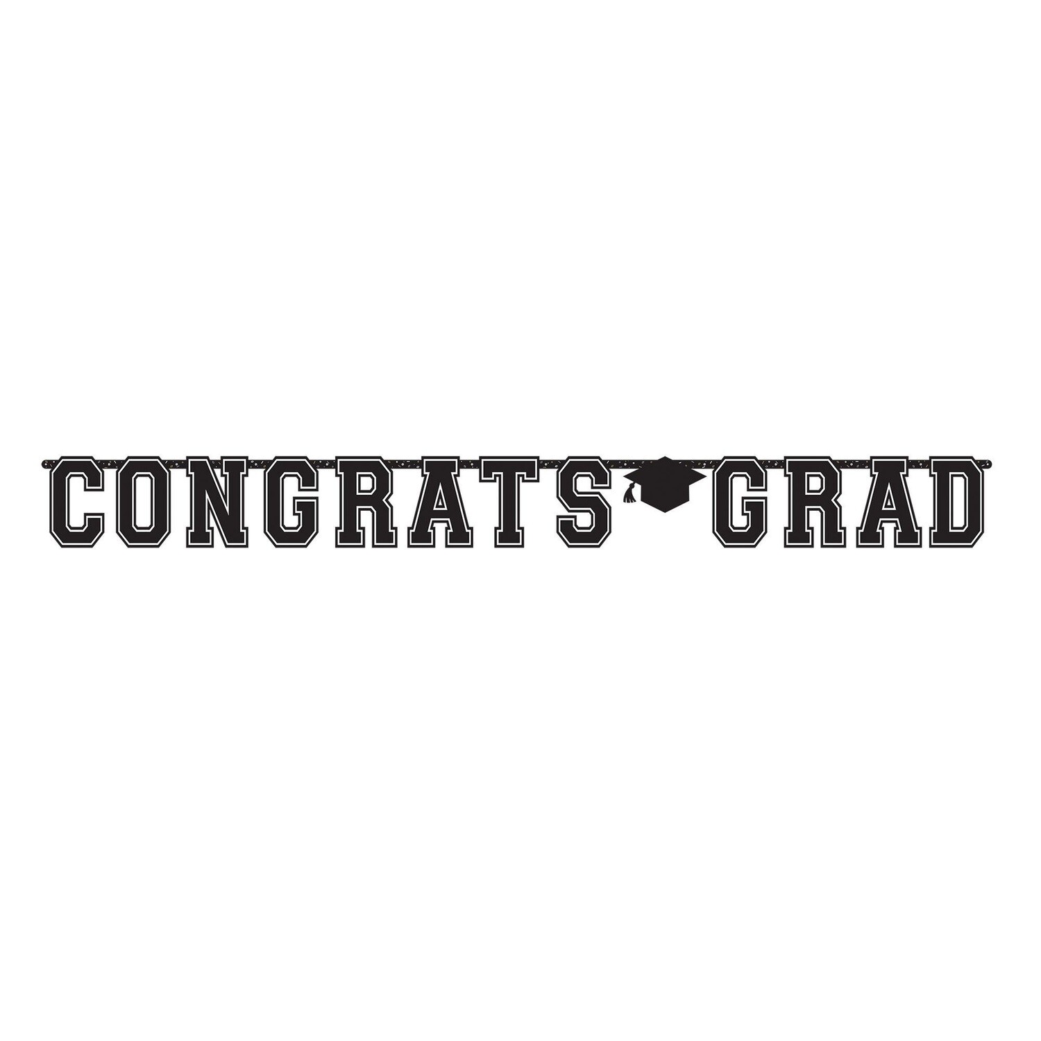 Giant Letter Banner - Grad - 10ft - 1pk
