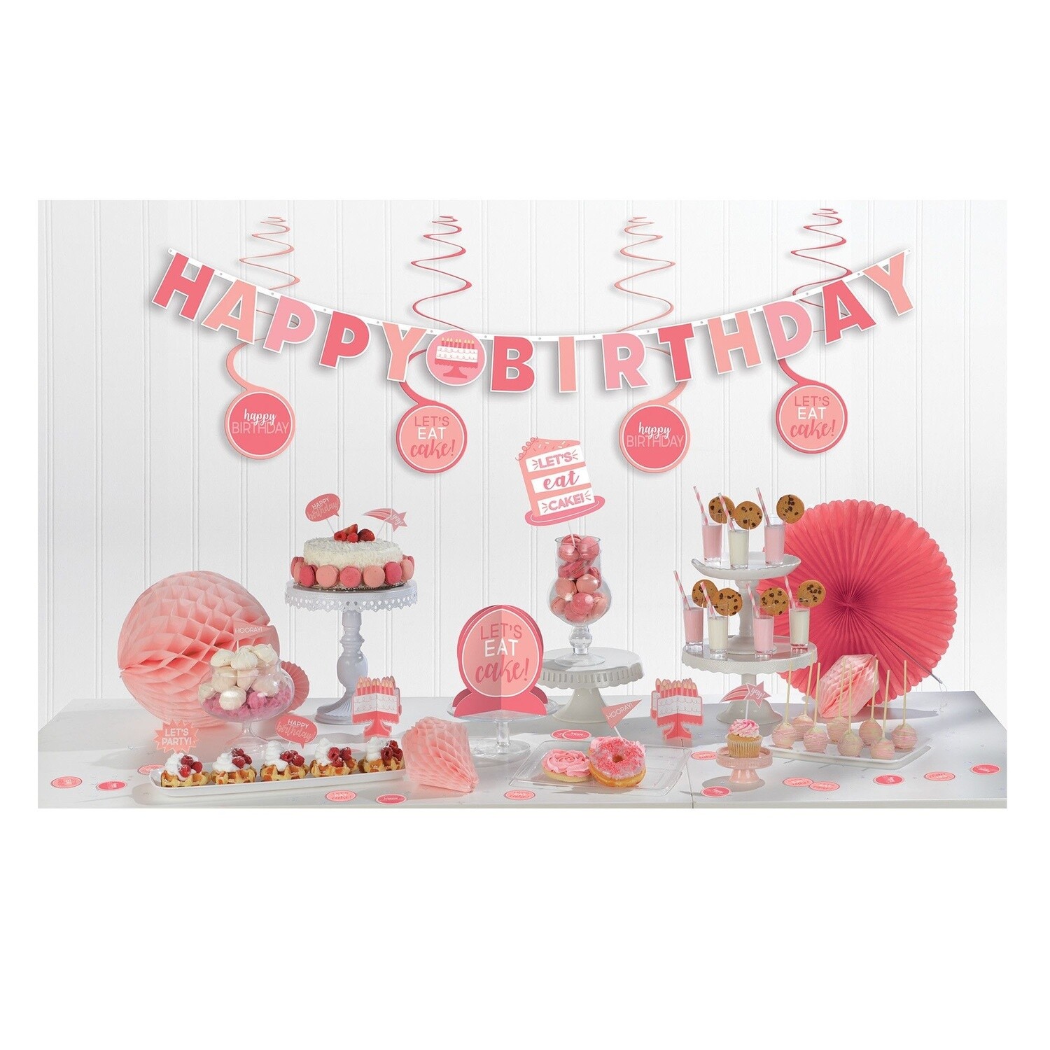 Decorating Kit Pinks - BDAY - 17  pcs