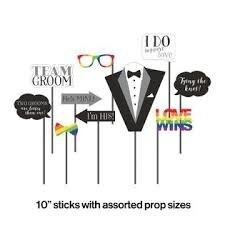 Photo Props - Mr. &amp; Mr - 10pcs