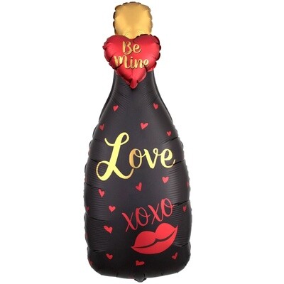 Foil Balloon - Be Mine Bottle - 35&#39;&#39;