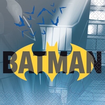 Napkins - BV - Batman - 16 pk - 2ply