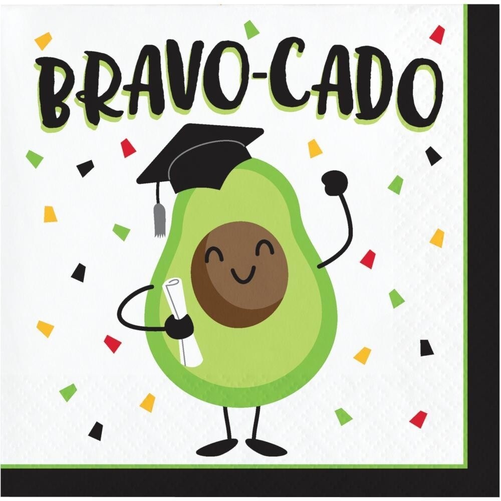 Napkins - BN - Graduation Fun - Bravo-Cado - 16pkg  - 2ply