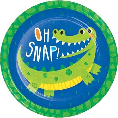 Plates - LN - Alligator - 8 PK