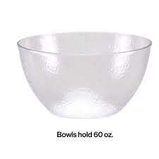 Bowl - Plastic - Clear - 60oz - 1pc