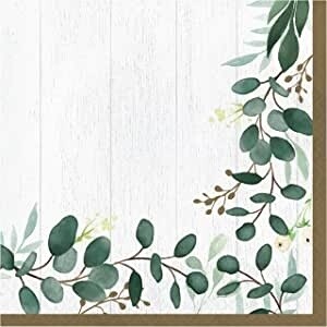 Napkins - BEV - Eucalyptus Greens - 16pkg - 2ply