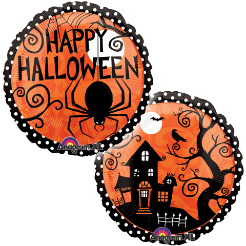 Foil Balloon - Halloween - Frightfully Fancy - 18&quot;