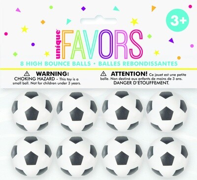Party Favors-High Bounce Balls-8pk