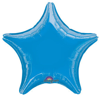 Foil Balloon - Star - Royal Blue - 19&#39;&#39;