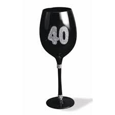 Wine Glass - &quot;40&quot;