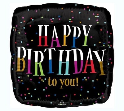 Foil Balloon - Fun Birthday Type - 17&#39;&#39;