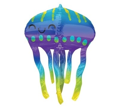 Foil Balloon - Jelly Fish - Super Shape 31&quot;