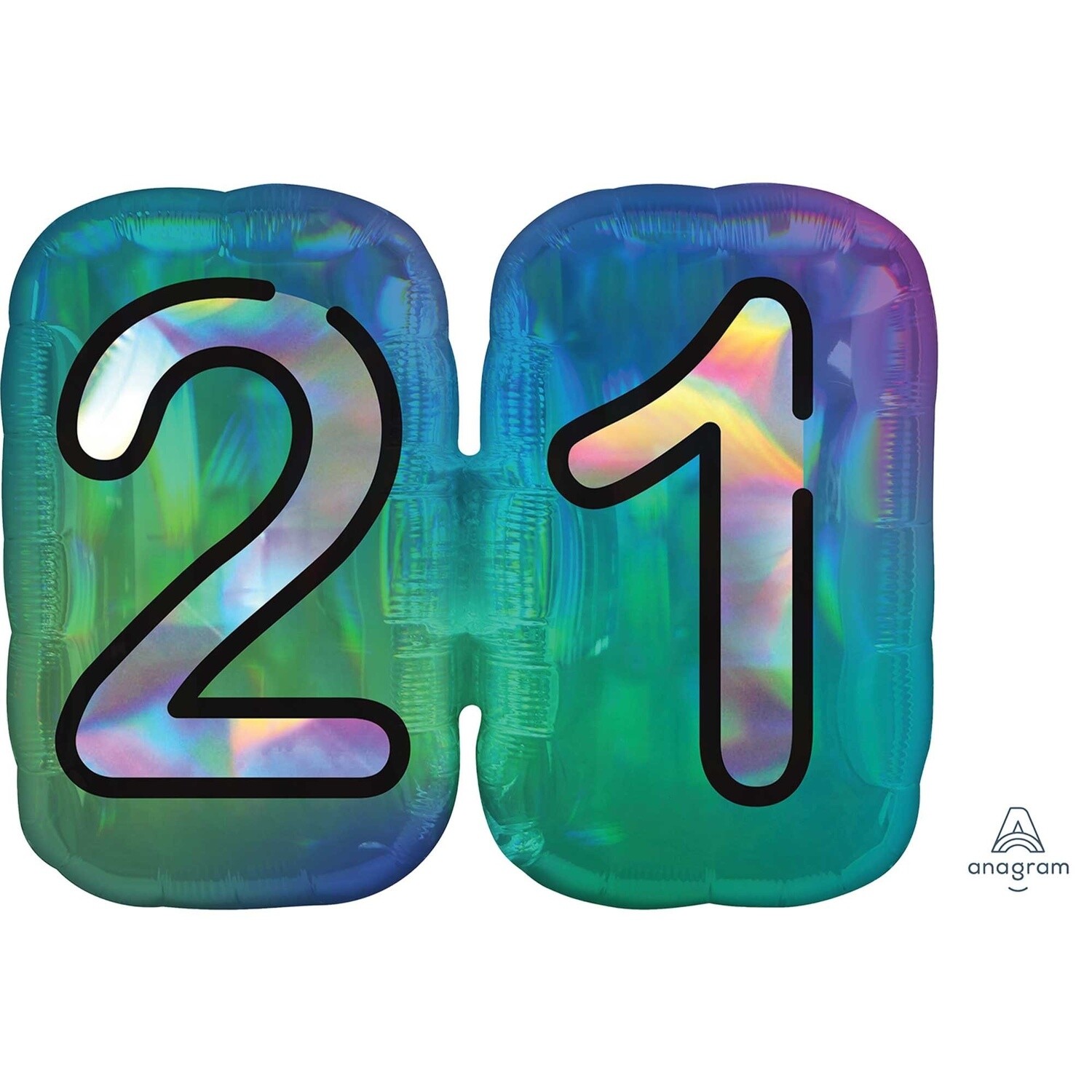 Foil Balloon - Holographic Finally 21 - 27&quot;