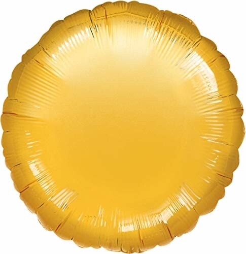 Foil Number - Gold - Round - 17&quot;