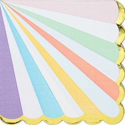 Napkins - LN - Pastel Celebration - 16pkg - 3ply