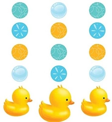 Hanging Cutouts - Bubble Bath 36&quot;x7&quot; - 3pcs
