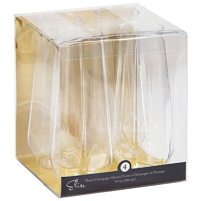 Champagne Glasses - 4 pk