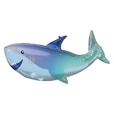 Foil balloon - Supershape -  Shark - 38&#39;&#39;