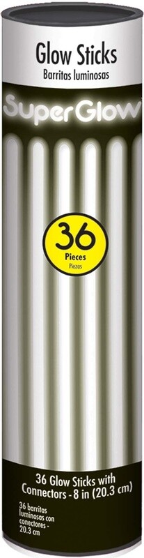 8&quot; Glow Stick Tube - White