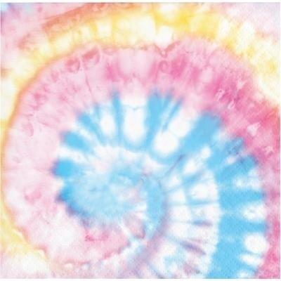 Napkins  - Bev - Tie Dye Party - 16PK - 2PLY