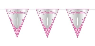 Banner Confirmation - Pink - 9 Ft