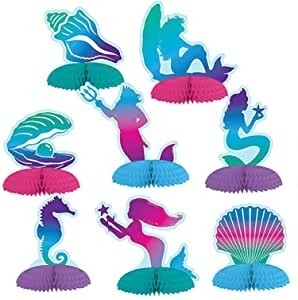 Centerpiece - Mini - Mermaid - 8pcs