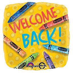 Foil Balloon - Welcome Back - 18&quot;