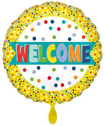Foil Balloon - Welcome Lots Of Dots - 18&quot;