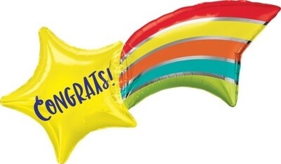 Foil Balloon - Congrats Supershape - 27&#39;&#39; - 1pc