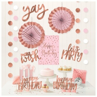 Room Decorating Kit - Blush BDAY