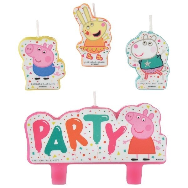 Candles  - Peppa Pig - 4pcs