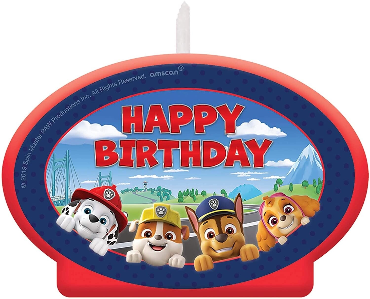 Candle - Paw Patrol - 1pc